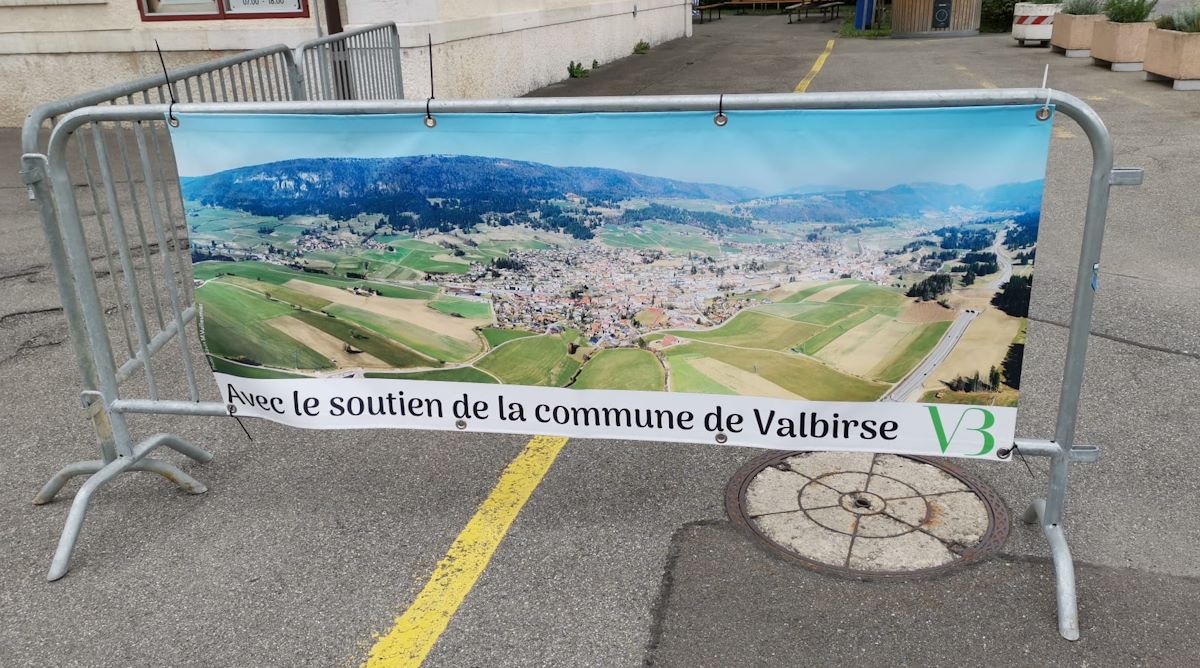 Bâche avec image panoramique de Valbirse